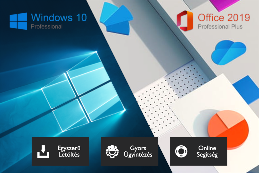 Home 5 Windows 10 Pro + Office 2019 Pro Plus