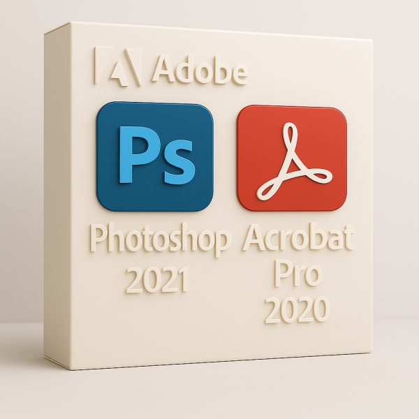 Adobe Photoshop 2021 & Adobe Acrobat Pro 2020 / Package Deal /
