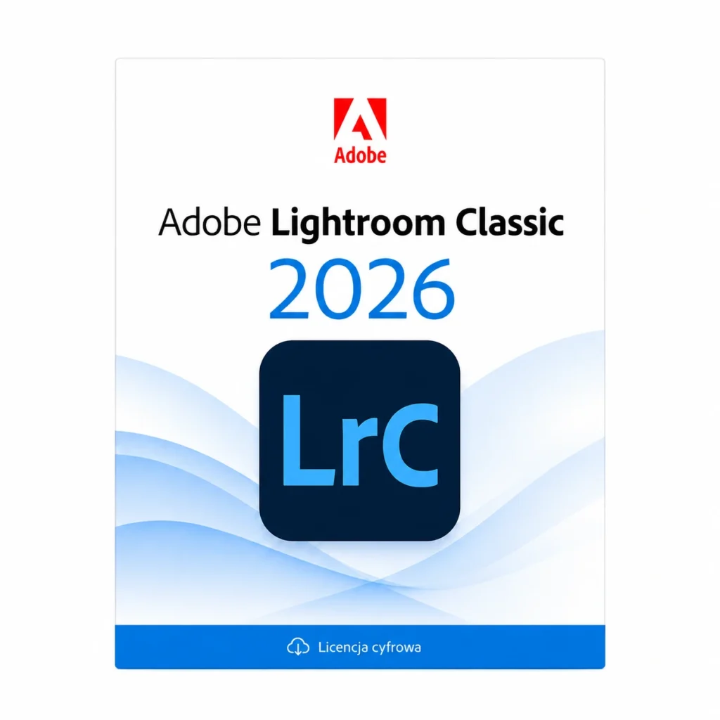 Adobe Lightroom Classic 2026 termek mockup