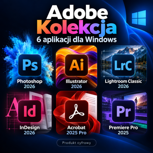 Adobe Kolekcja – 6 aplikacji | Windows